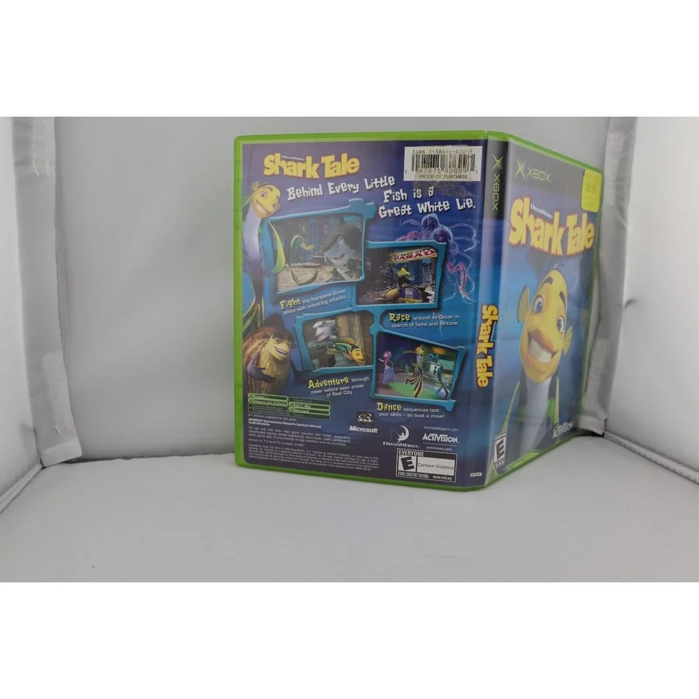DreamWorks' Shark‎ Tale (Microsoft Xbox, 2004) Game and Case Tested and Working